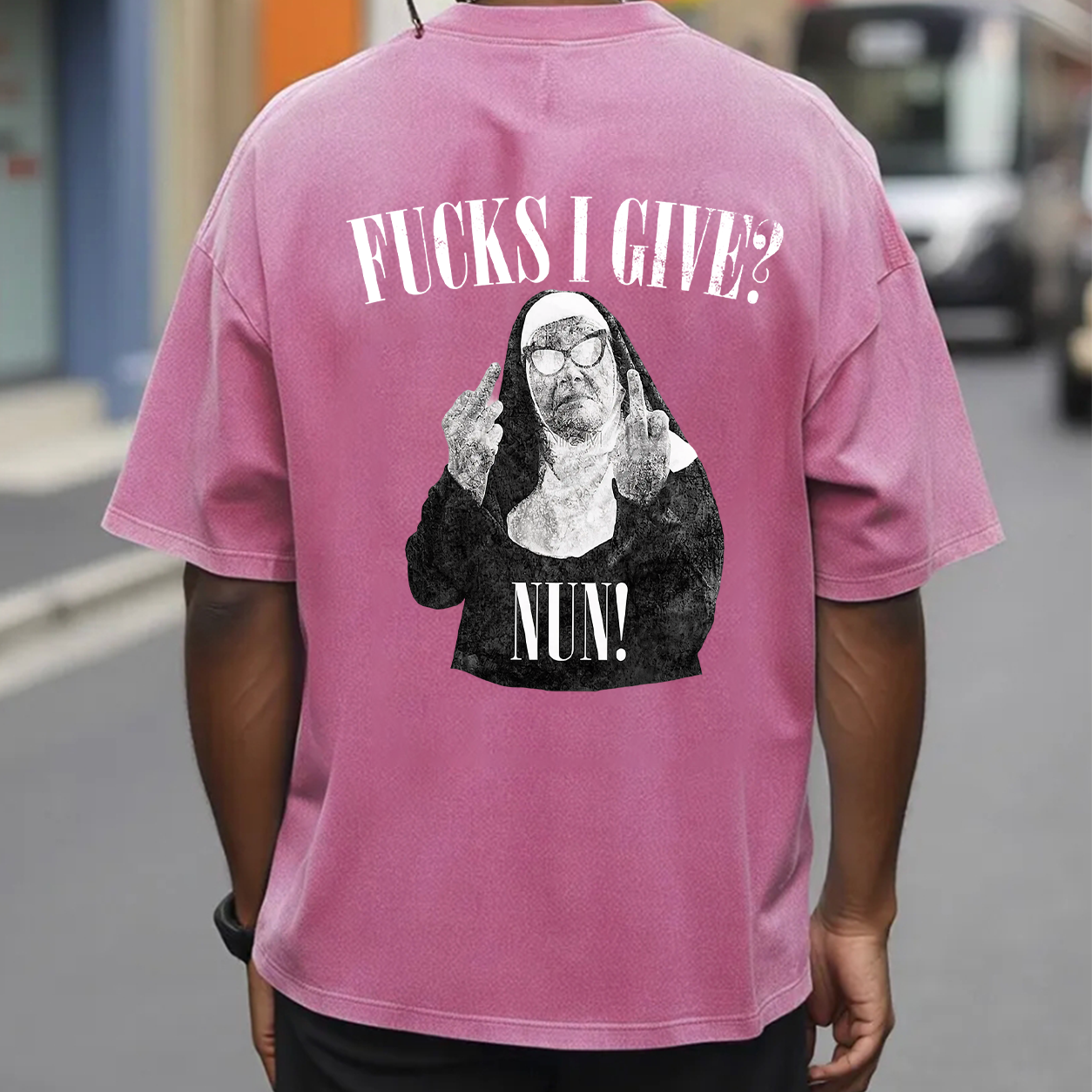 Fucks I Give Rebel Nun Graphic T-Shirt & Hoodie