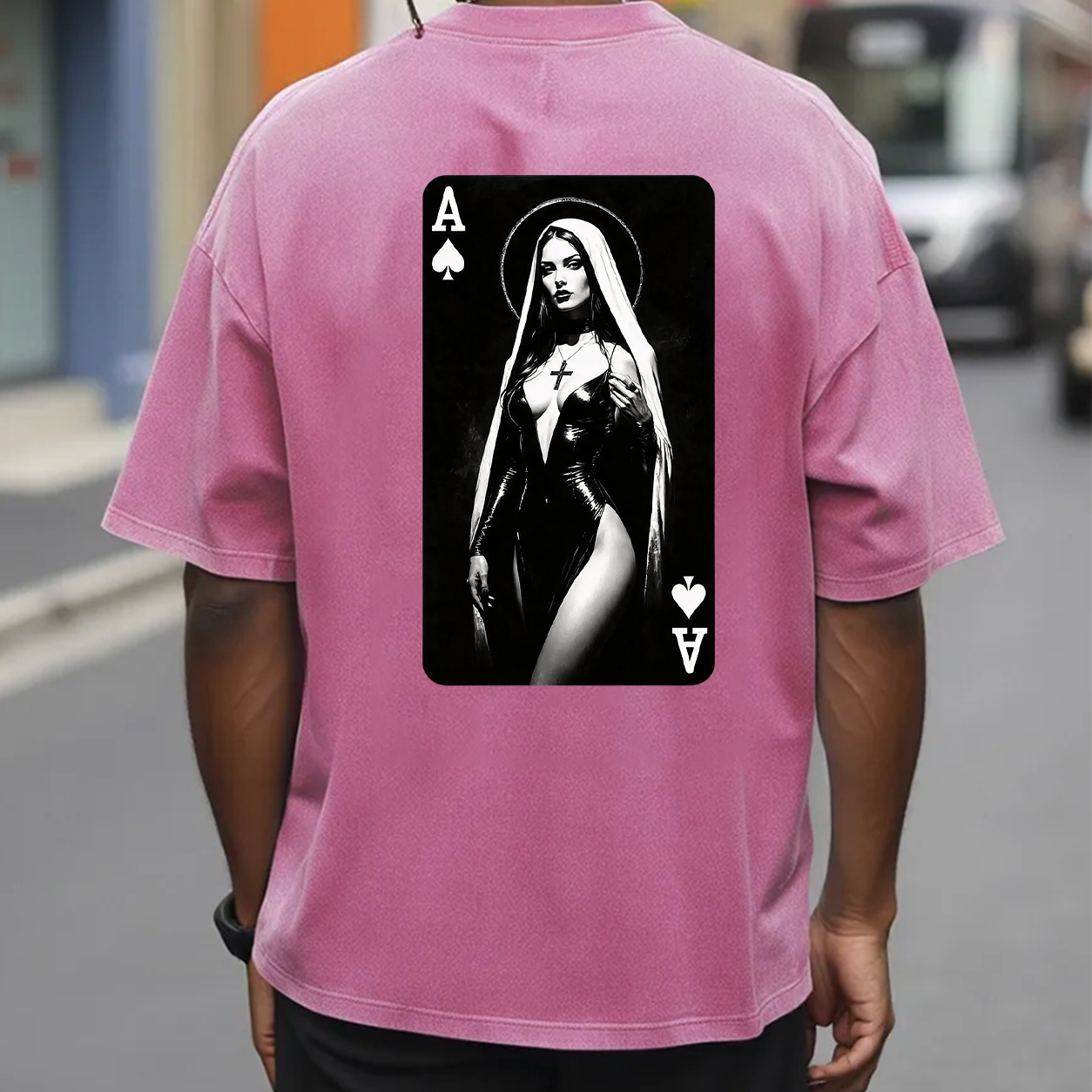 Gothic Nun Ace of Spades T-Shirt & Hoodie