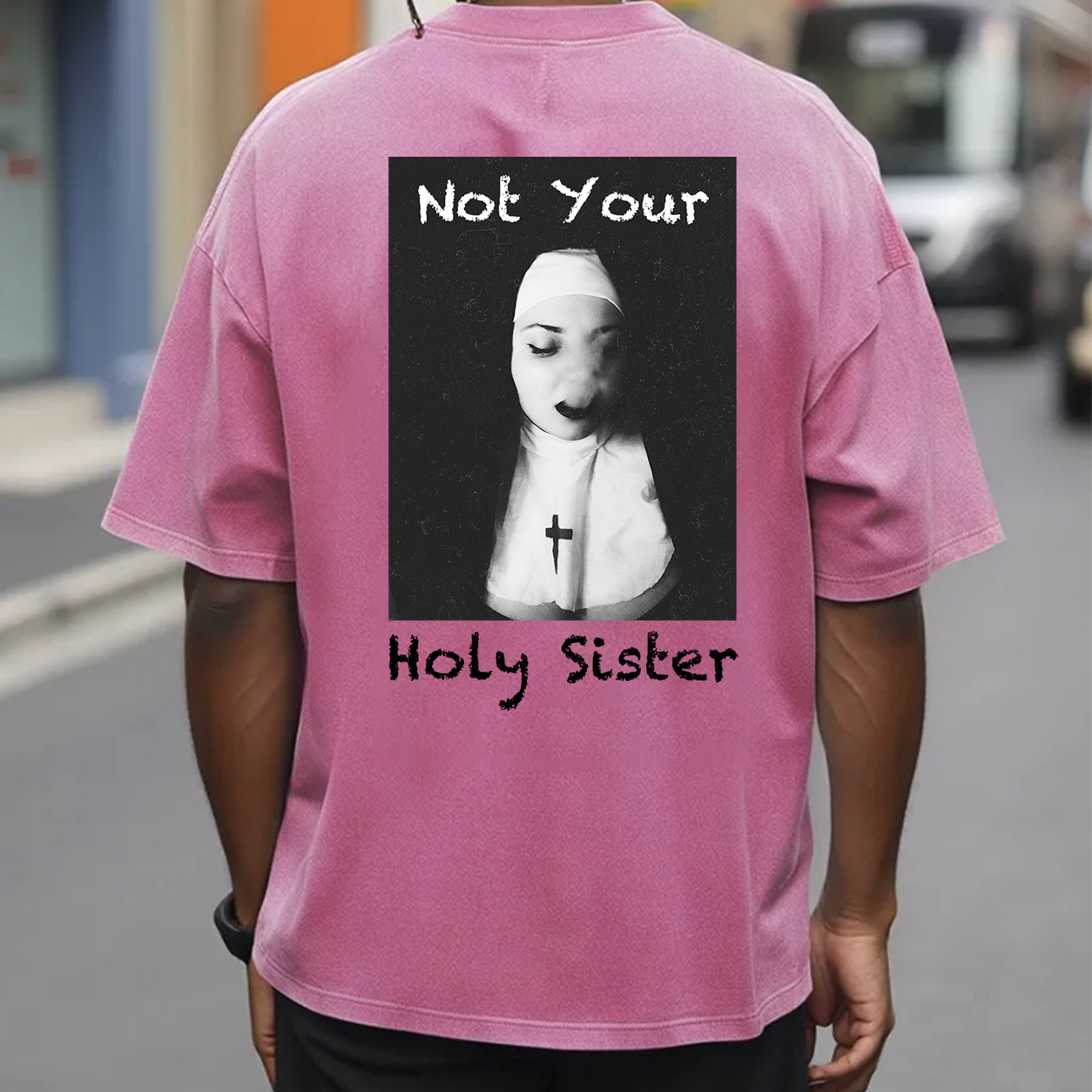 Not Your Holy Sister Vintage Nun T-Shirt & Hoodie