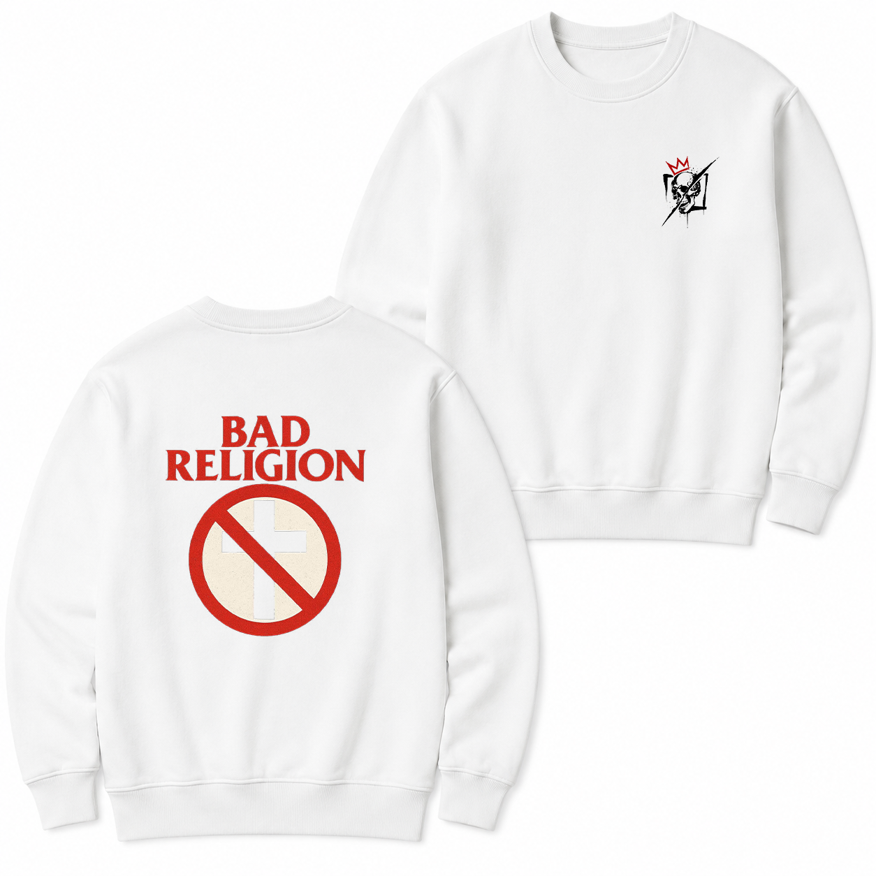 Bad Religion Anti-Cross Graphic T-Shirt & Hoodie