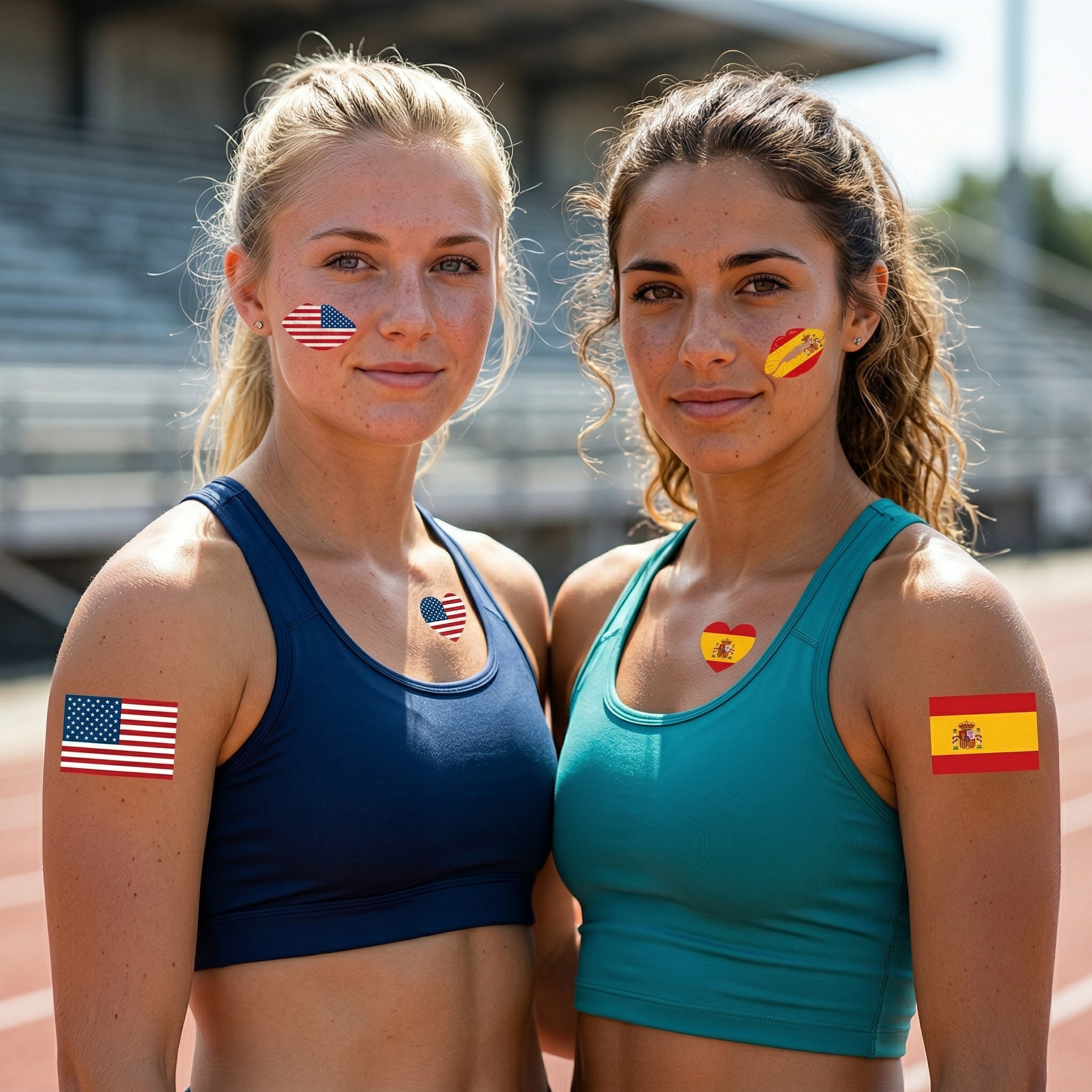 FIFA World Cup 2026 National Flag Temporary Tattoo (Lasts 1 Week)