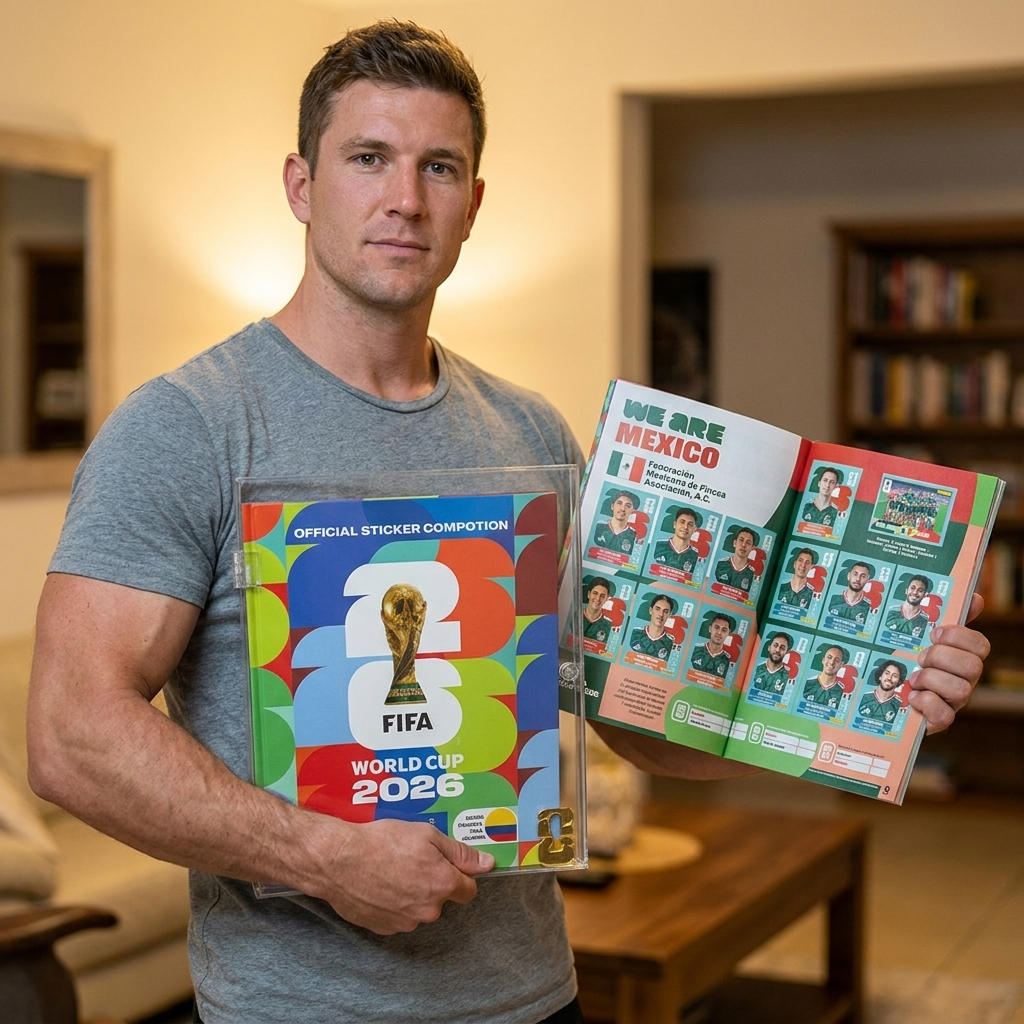 Official 2026 World Cup Sticker Collection - Football Album & Mystery Sticker