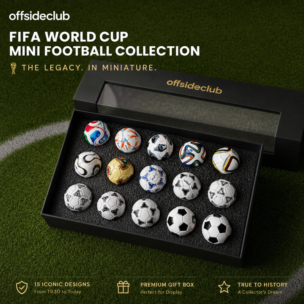 2026 World Cup Football 15 Replica Soccer Balls Collection Ornament Set