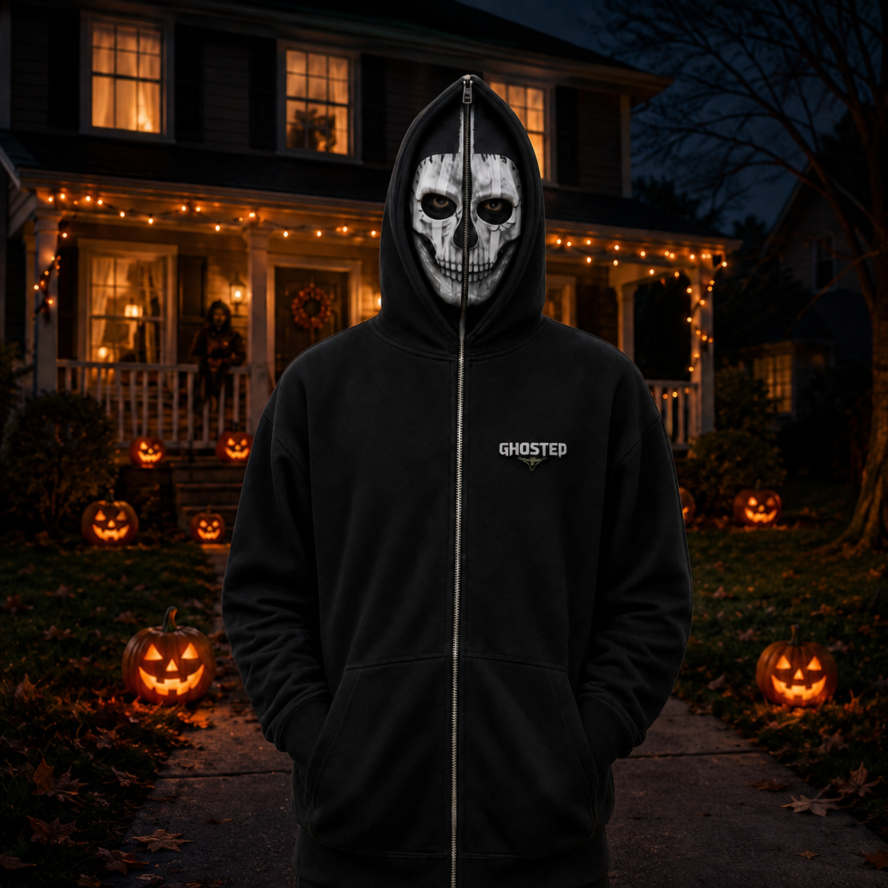 Halloween Zip-Up Hoodie