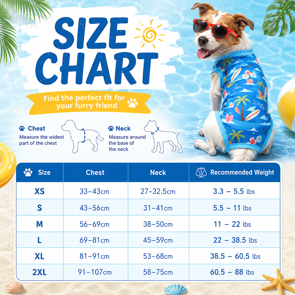 High-Buoyancy Dog Life Jacket with Rescue Handle