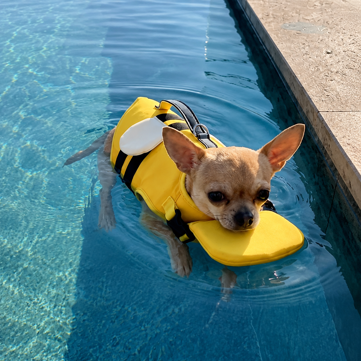 High-Buoyancy Dog Life Jacket with Rescue Handle