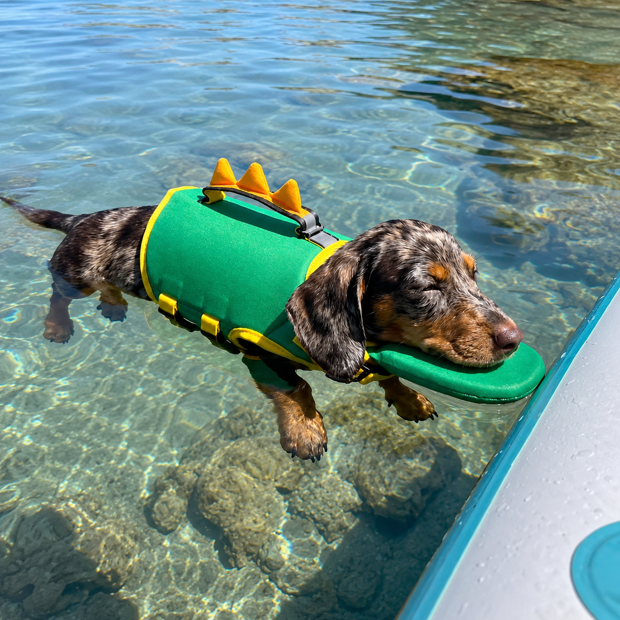 High-Buoyancy Dog Life Jacket with Rescue Handle