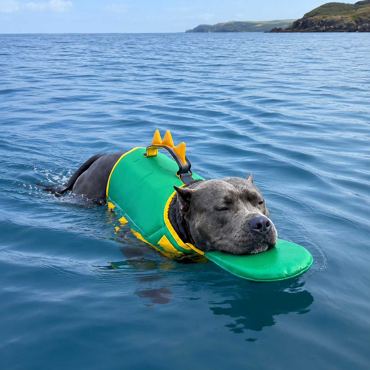 High-Buoyancy Dog Life Jacket with Rescue Handle