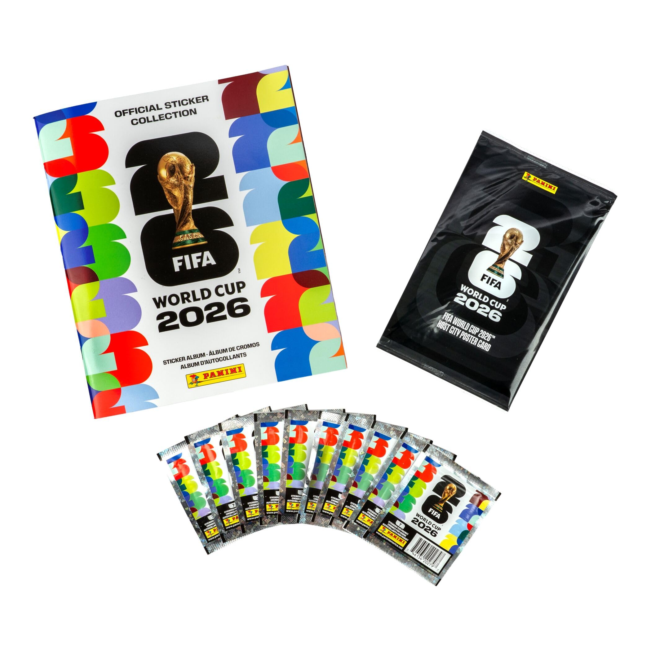 Official 2026 World Cup Sticker Collection - Football Album & Mystery Sticker
