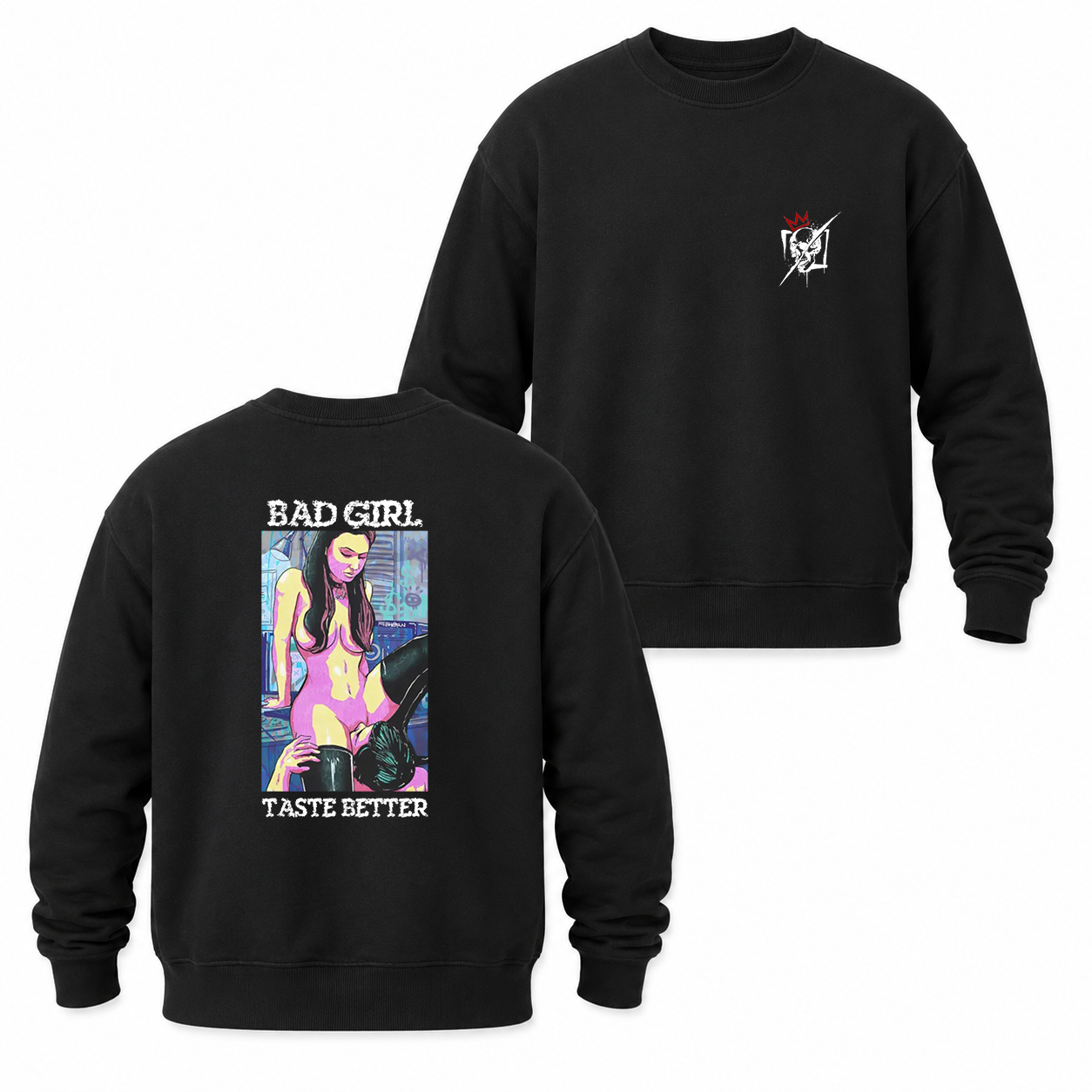 Bad Girl Taste Better Pin-Up T-Shirt & Hoodie