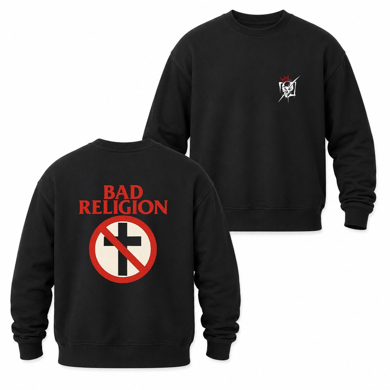 Bad Religion Anti-Cross Graphic T-Shirt & Hoodie