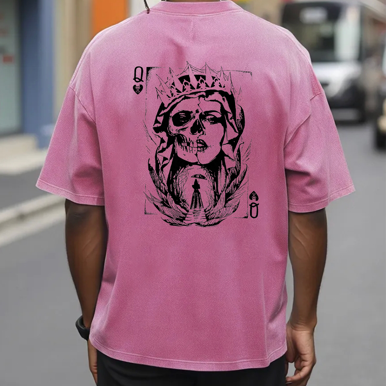 Skull King Playing Card Graphic T-Shirt & Hoodie