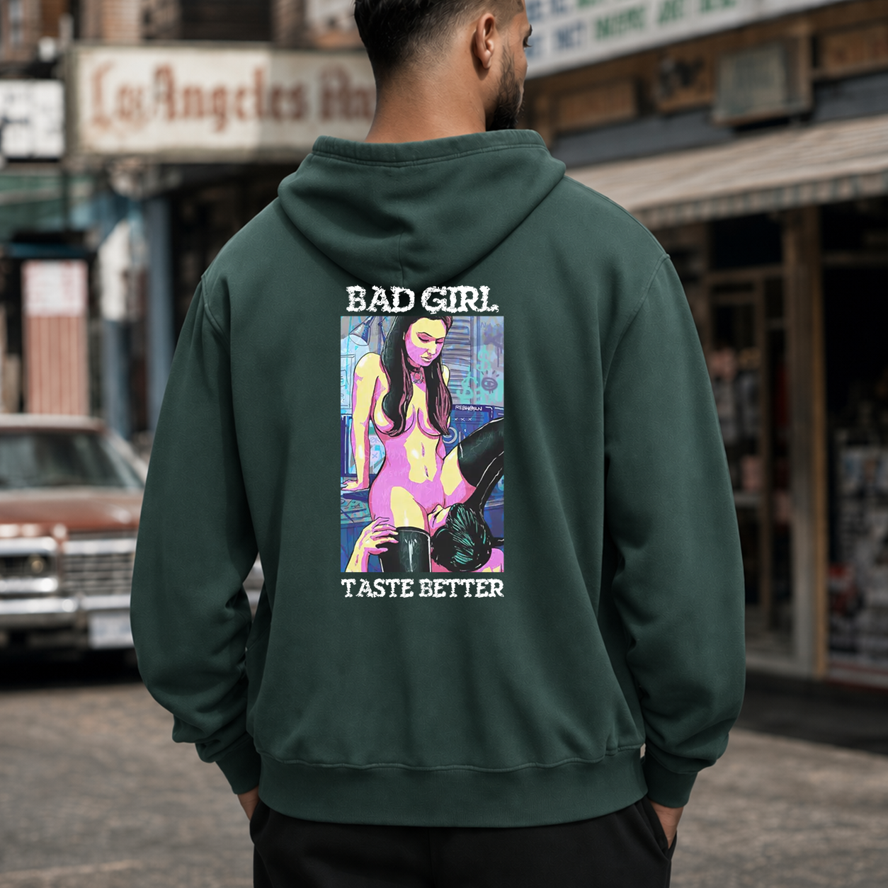 Bad Girl Taste Better Pin-Up T-Shirt & Hoodie