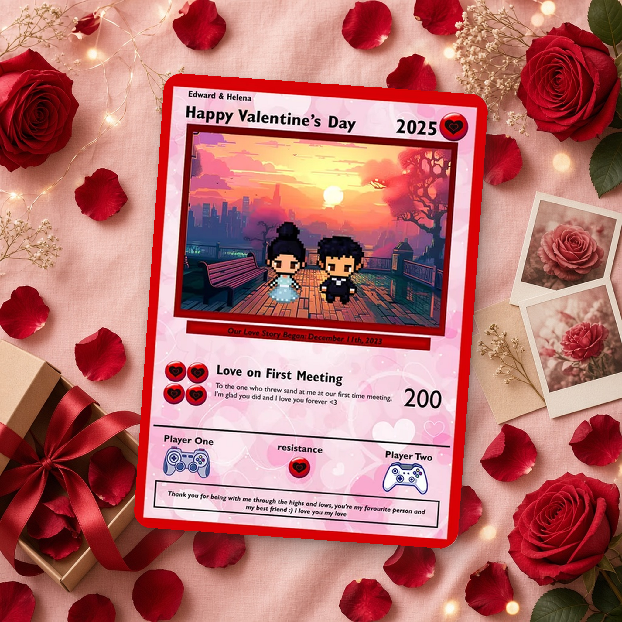 Valentines Day / Anniversary Card - Build Your Own