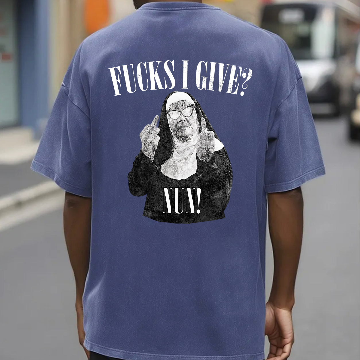 Fucks I Give Rebel Nun Graphic T-Shirt & Hoodie