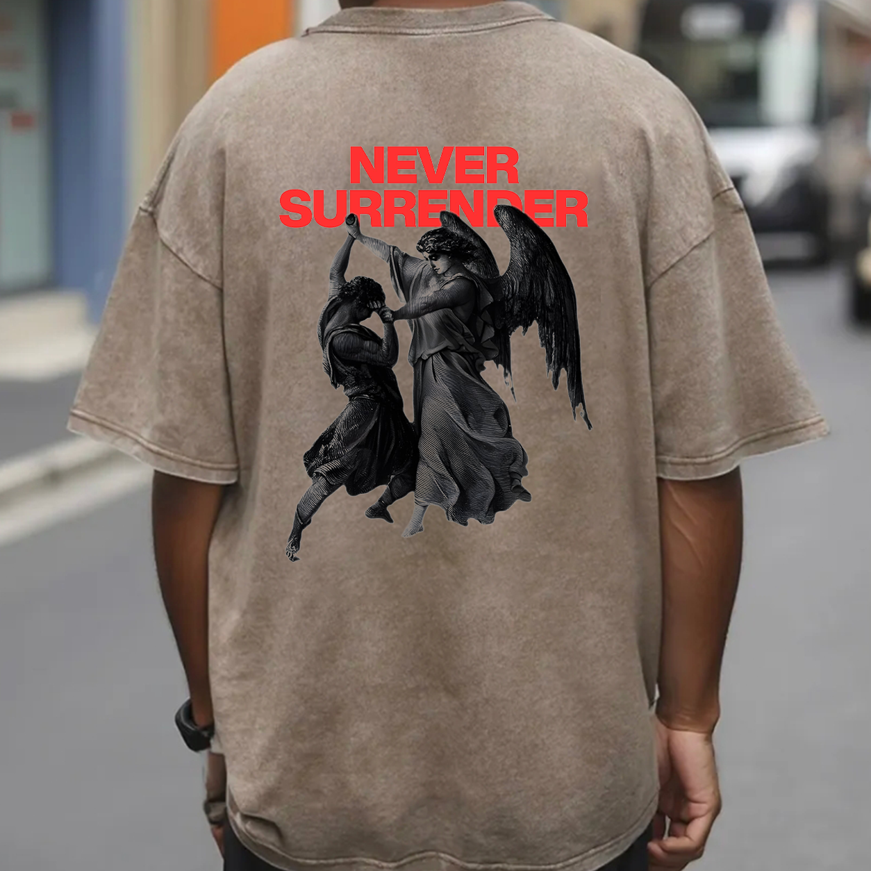 Never Surrender Fallen Angel T-Shirt & Hoodie