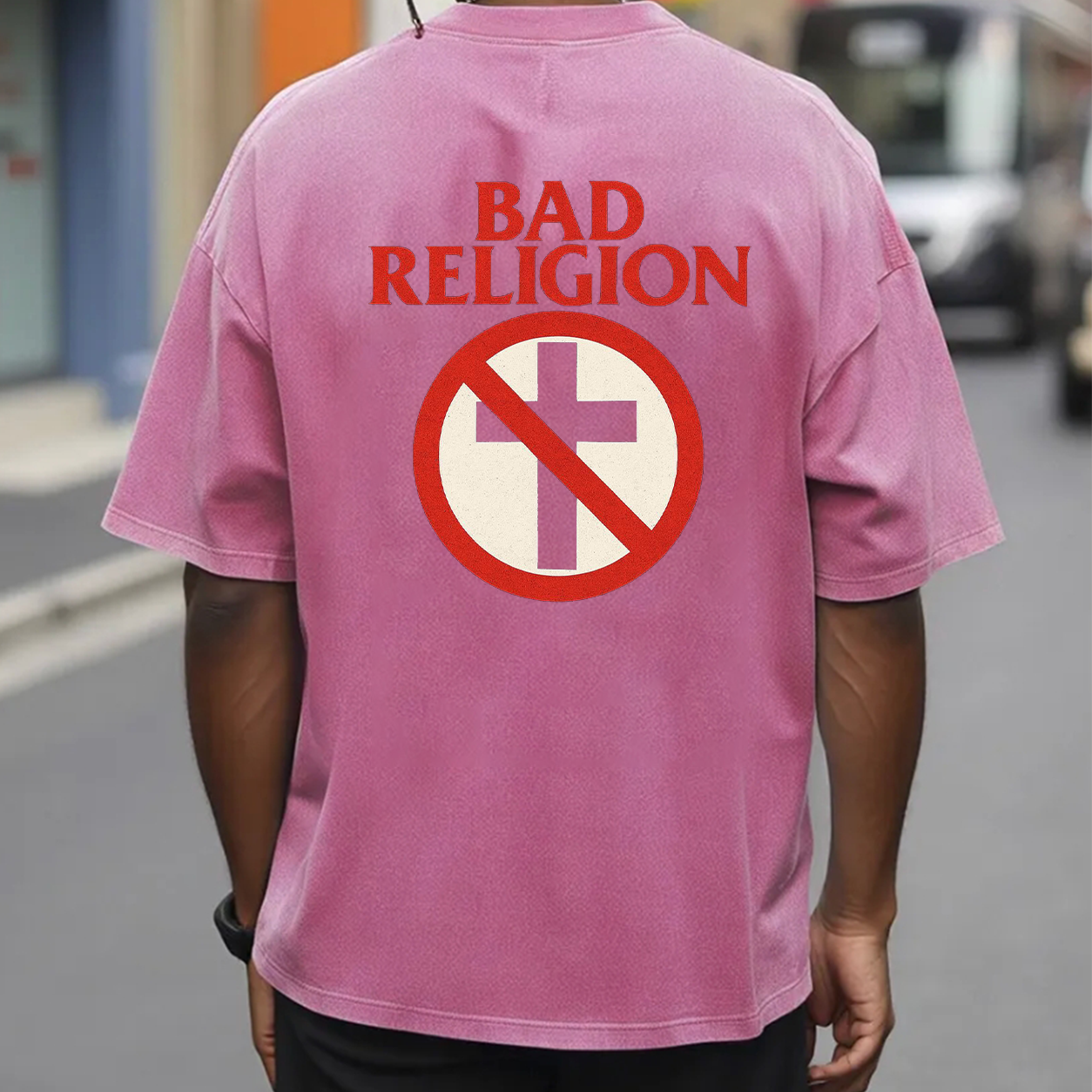 Bad Religion Anti-Cross Graphic T-Shirt & Hoodie