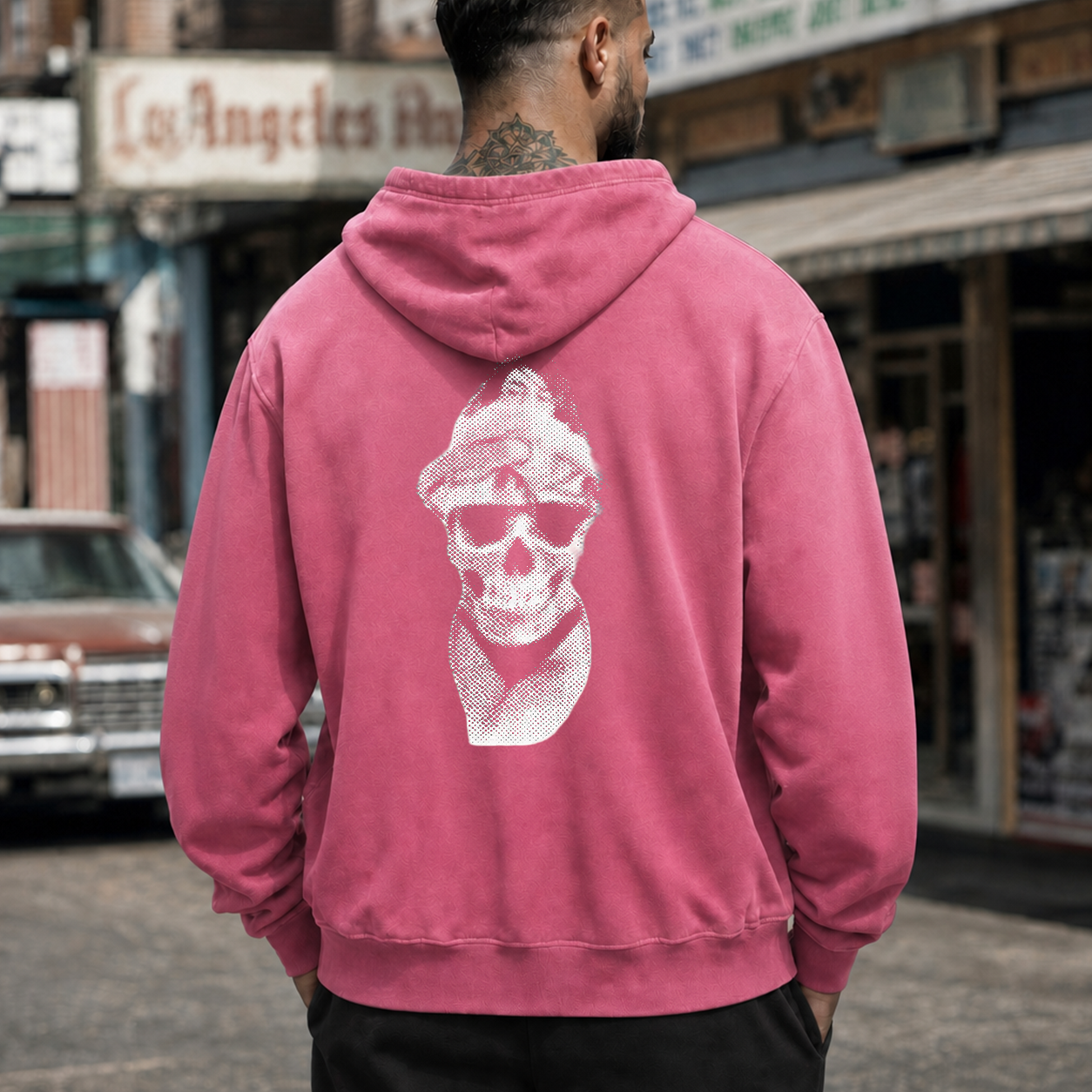 Skull Bandana Streetwear Graphic T-Shirt & Hoodie