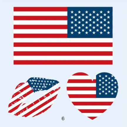 FIFA World Cup 2026 National Flag Temporary Tattoo (Lasts 1 Week)