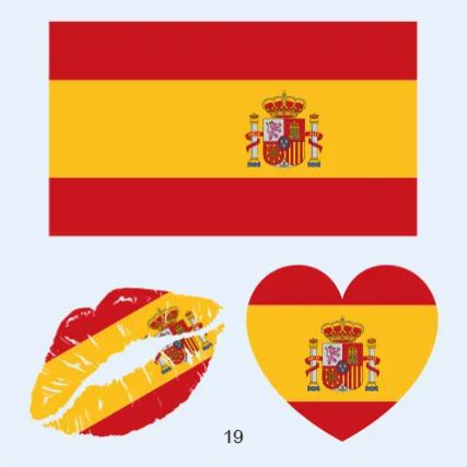 FIFA World Cup 2026 National Flag Temporary Tattoo (Lasts 1 Week)