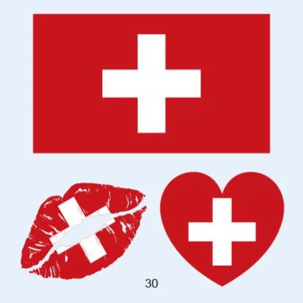 FIFA World Cup 2026 National Flag Temporary Tattoo (Lasts 1 Week)