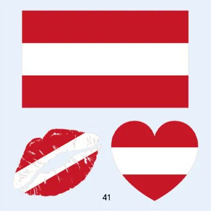 FIFA World Cup 2026 National Flag Temporary Tattoo (Lasts 1 Week)