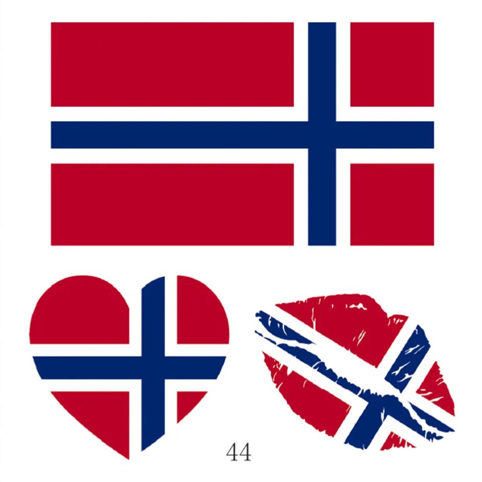 FIFA World Cup 2026 National Flag Temporary Tattoo (Lasts 1 Week)