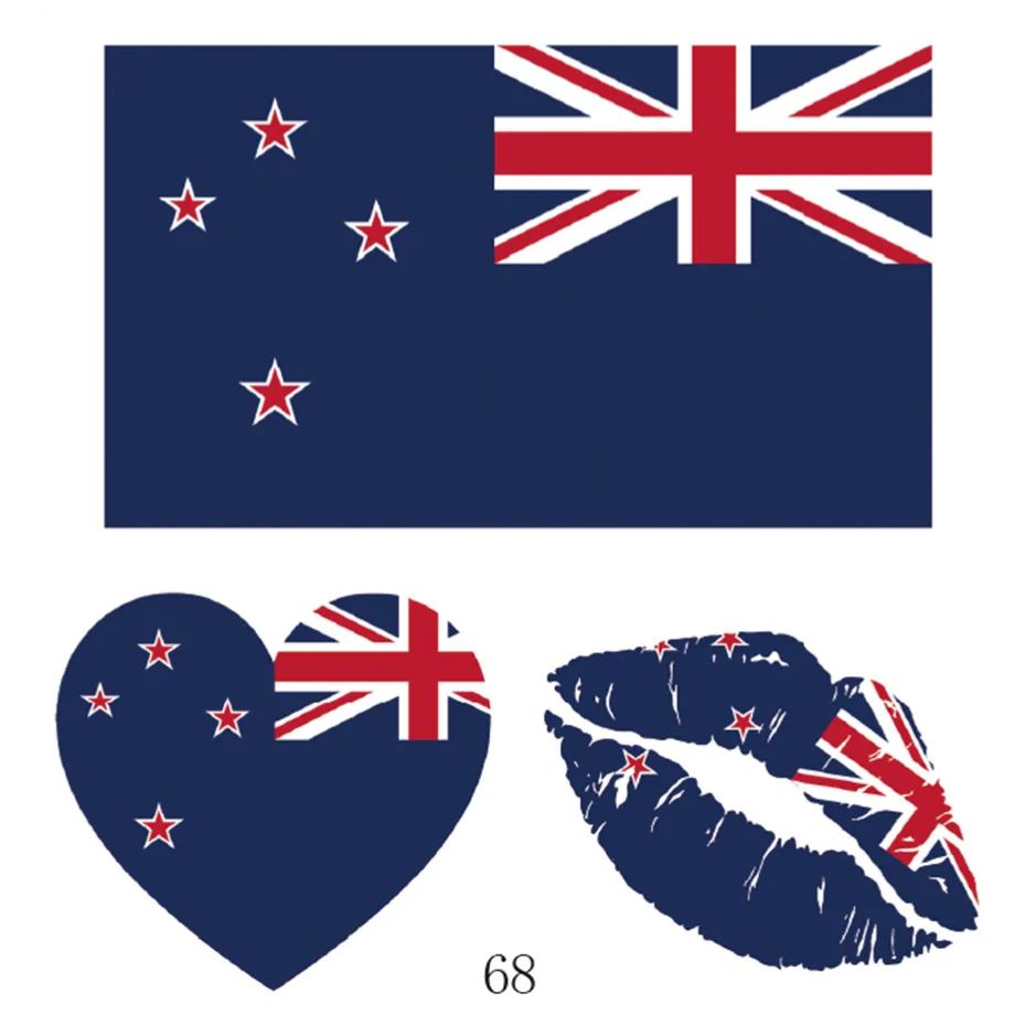 FIFA World Cup 2026 National Flag Temporary Tattoo (Lasts 1 Week)