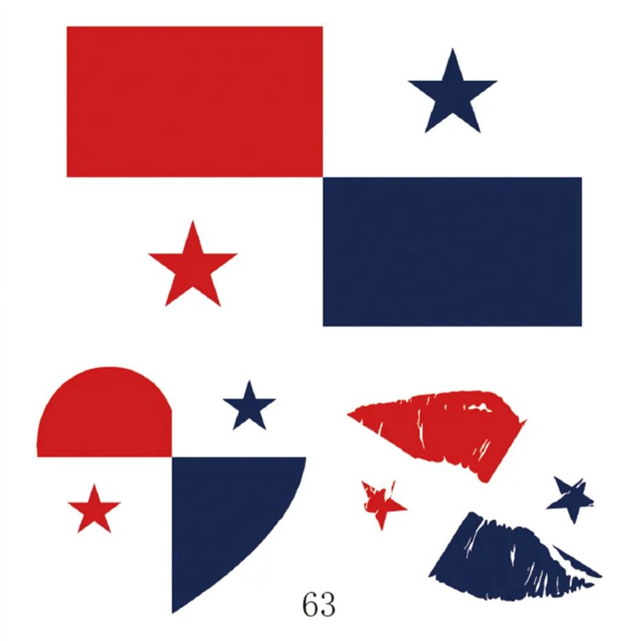 FIFA World Cup 2026 National Flag Temporary Tattoo (Lasts 1 Week)