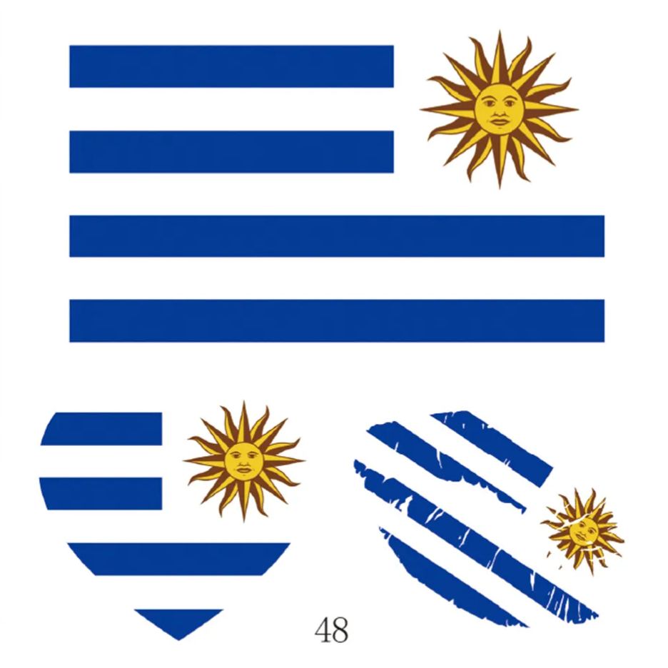 FIFA World Cup 2026 National Flag Temporary Tattoo (Lasts 1 Week)