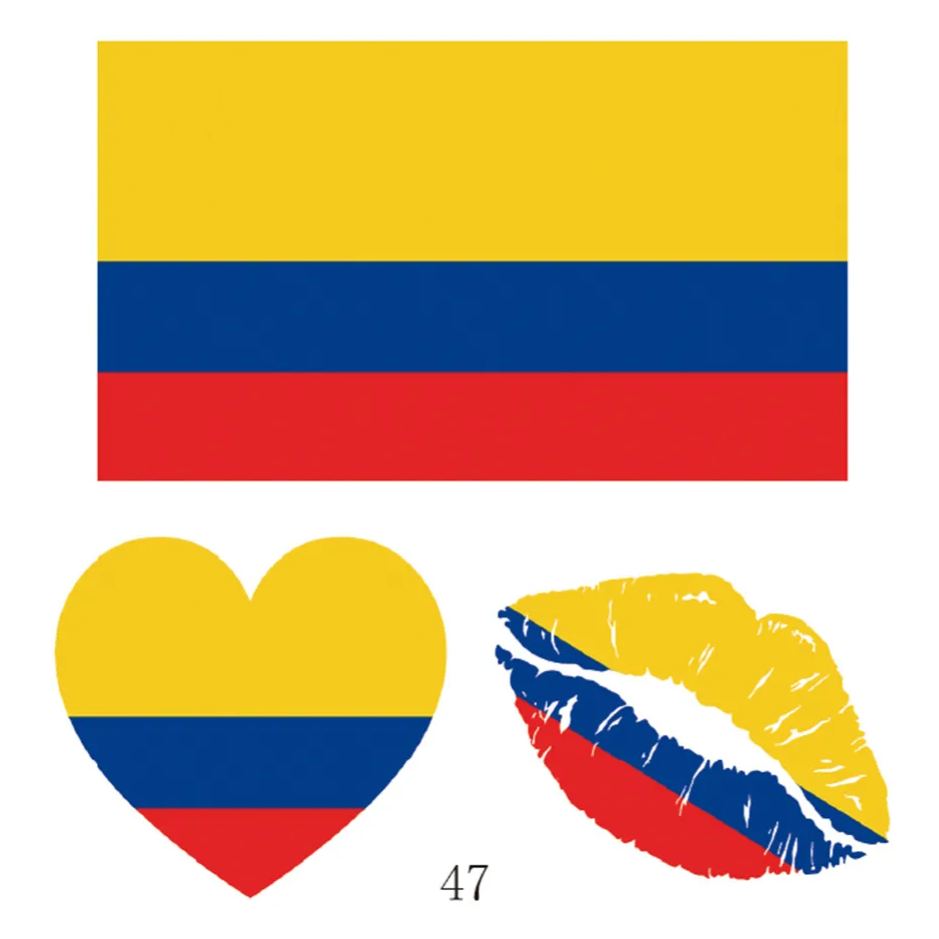 FIFA World Cup 2026 National Flag Temporary Tattoo (Lasts 1 Week)