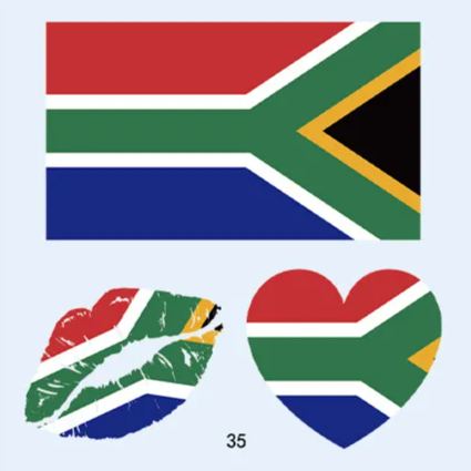 FIFA World Cup 2026 National Flag Temporary Tattoo (Lasts 1 Week)