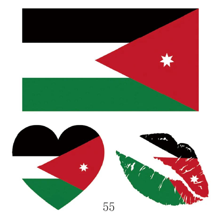 FIFA World Cup 2026 National Flag Temporary Tattoo (Lasts 1 Week)