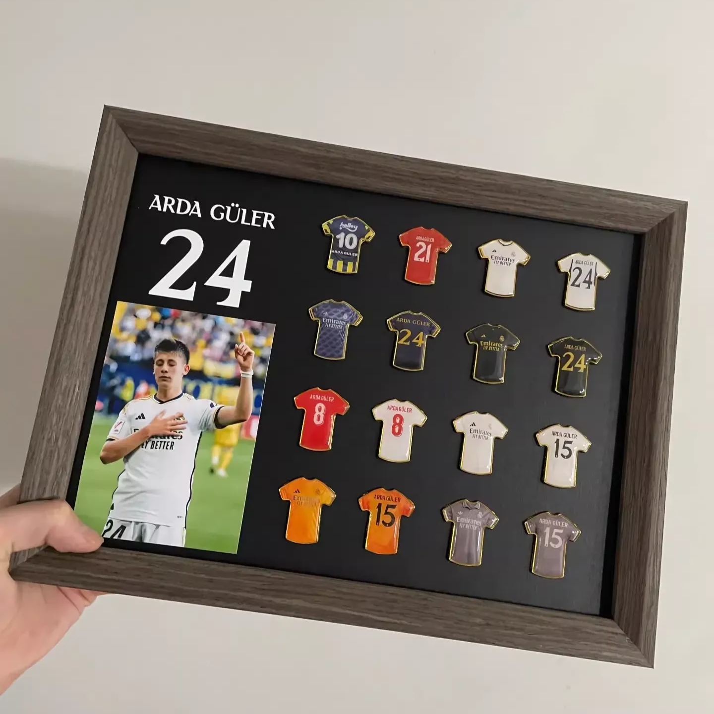 Player Career Jersey Crest Framed Collector’s Edition Display