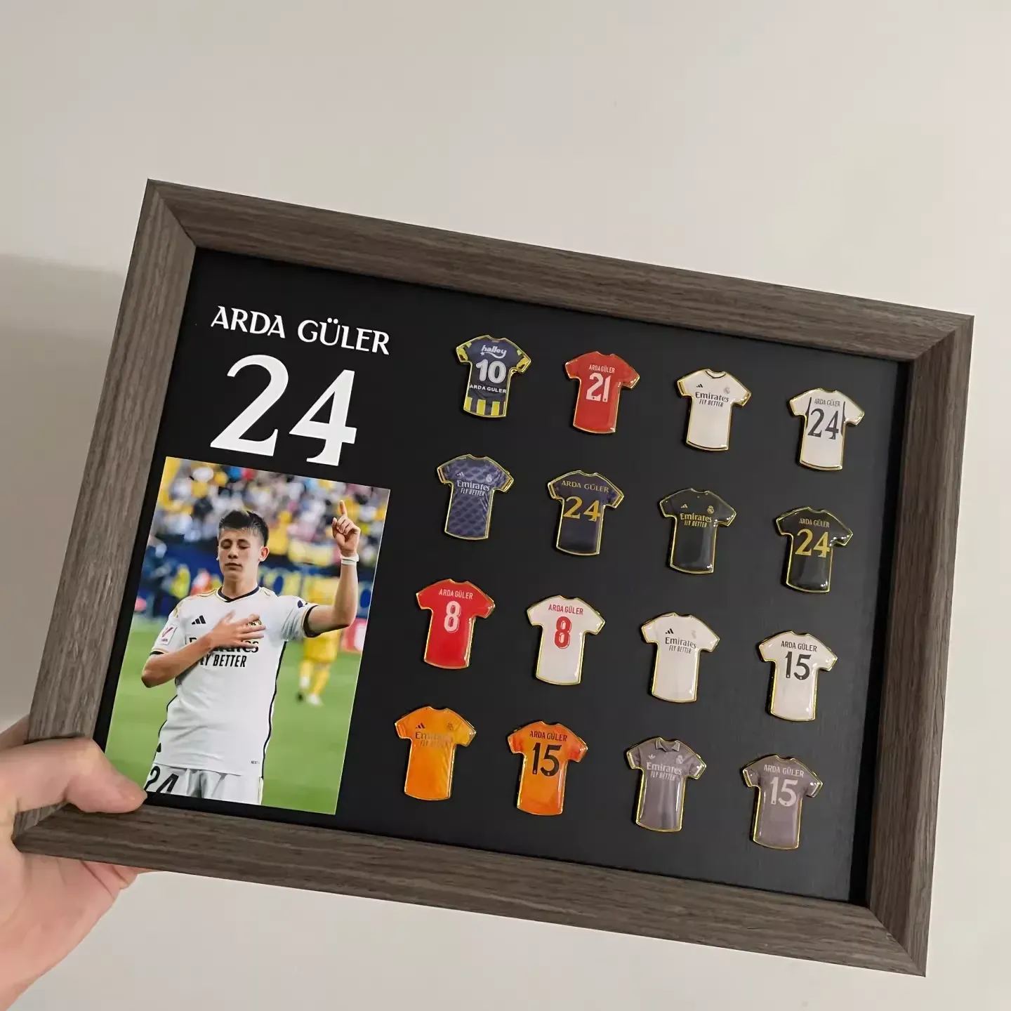 Player Career Jersey Crest Framed Collector’s Edition Display