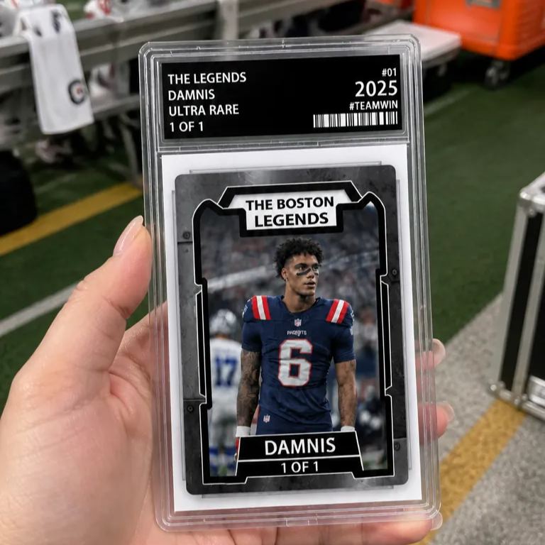 Personalized Football Trading Card with Custom Photo & Name – Acrylic Sports Card Keepsake for Players, Fans & Gifts