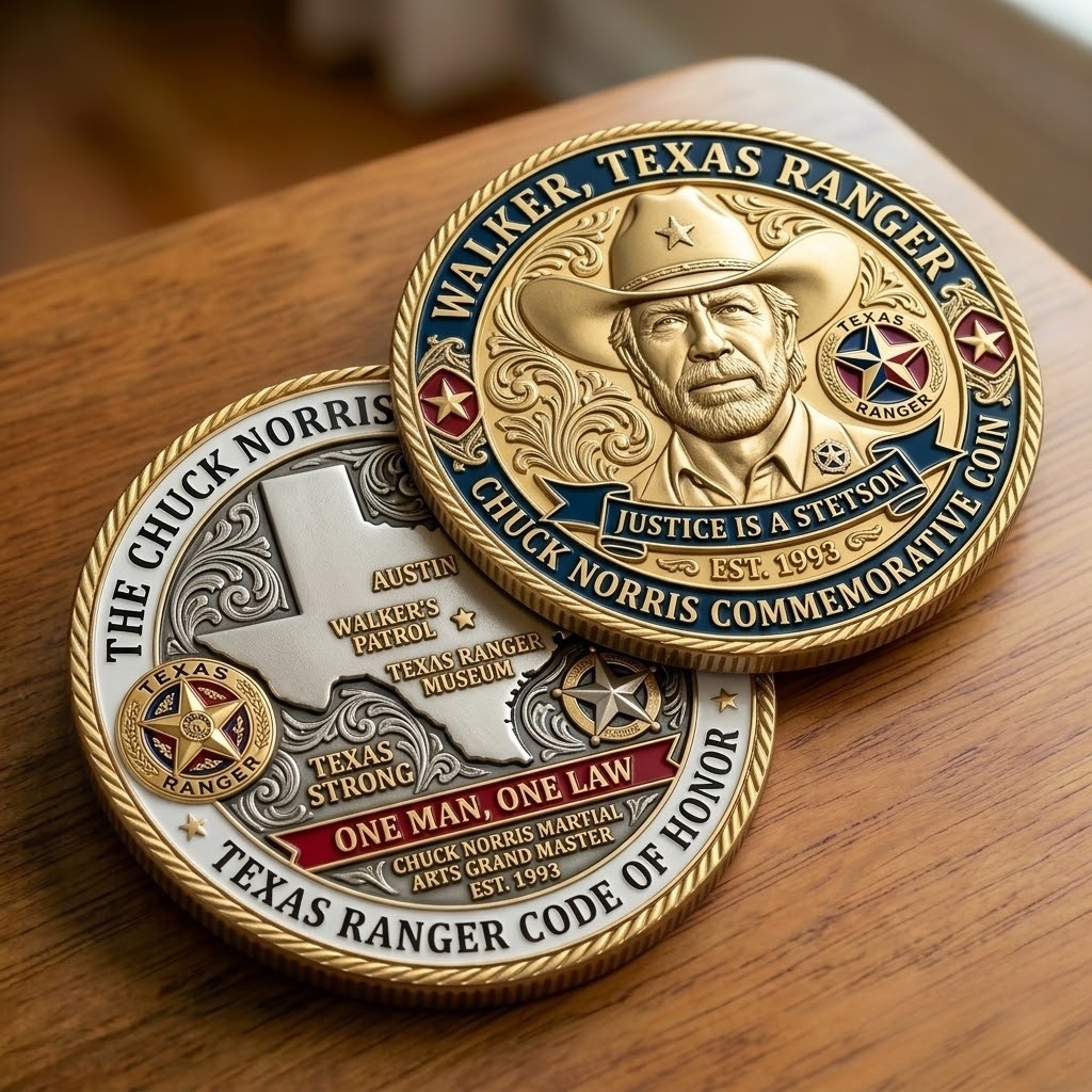 ⚡Last Day 49% OFF-Chuck Norris Legends Memorial Coin