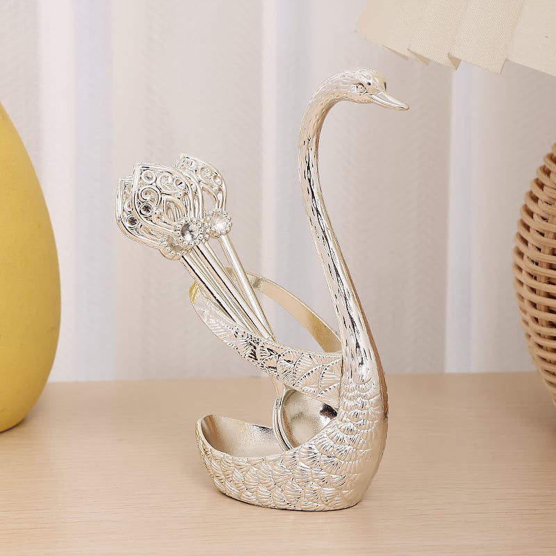 🔥Last Day Sale 49% OFF🎁Creative Swan Design Coffee Stirring Spoon Set (6 spoons)