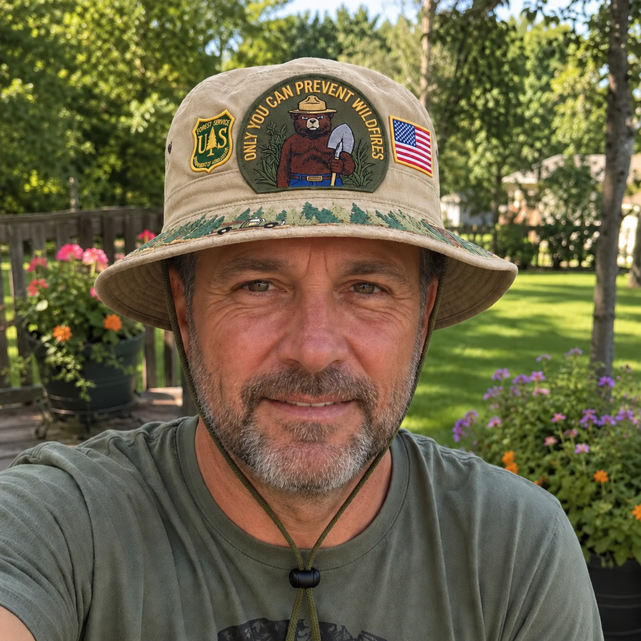 🇺🇸 Last Day Promo: 49% OFF - 🐻USFS Only You Can Prevent Wildfires Boonie Hat🌲
