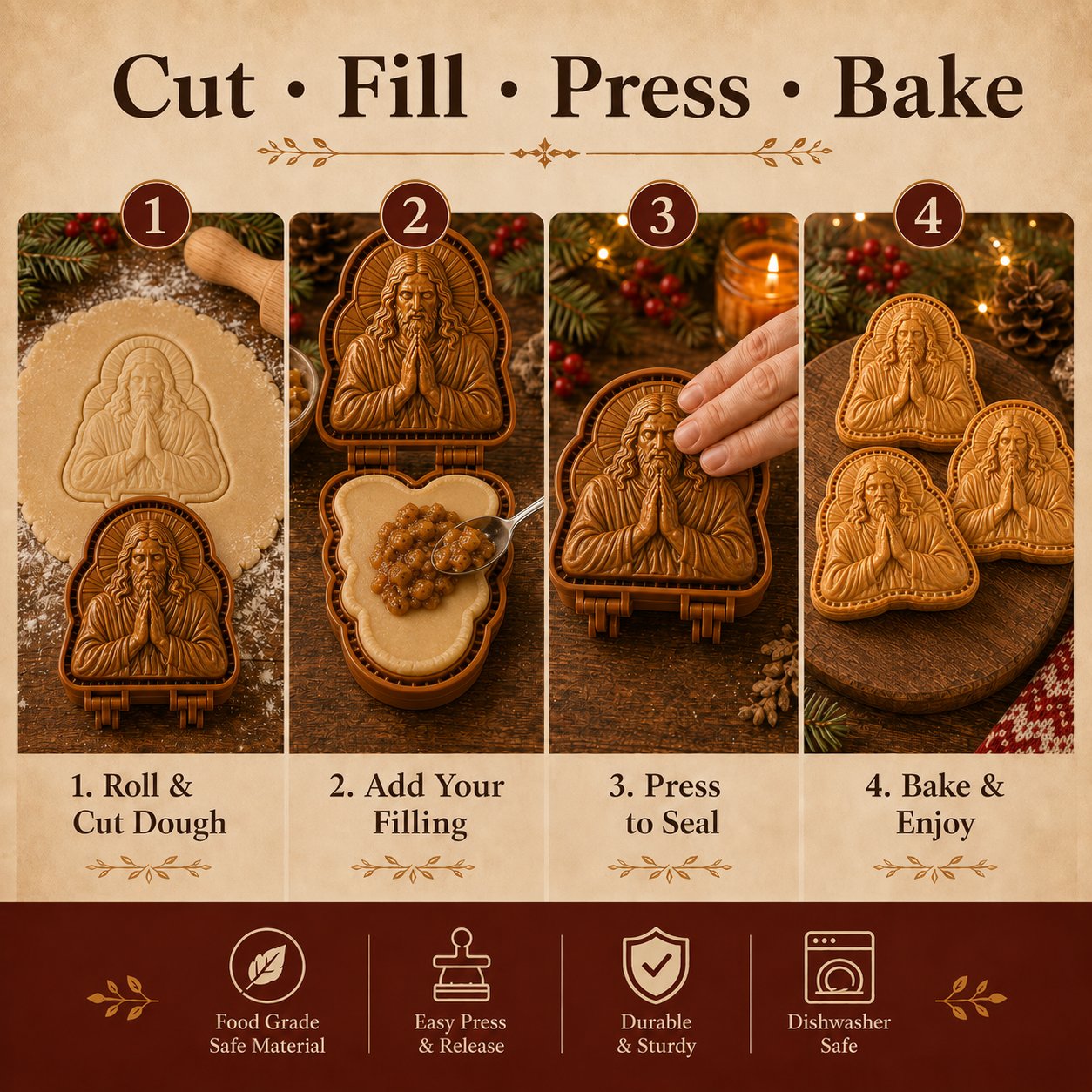 How to use the Christmas mold
