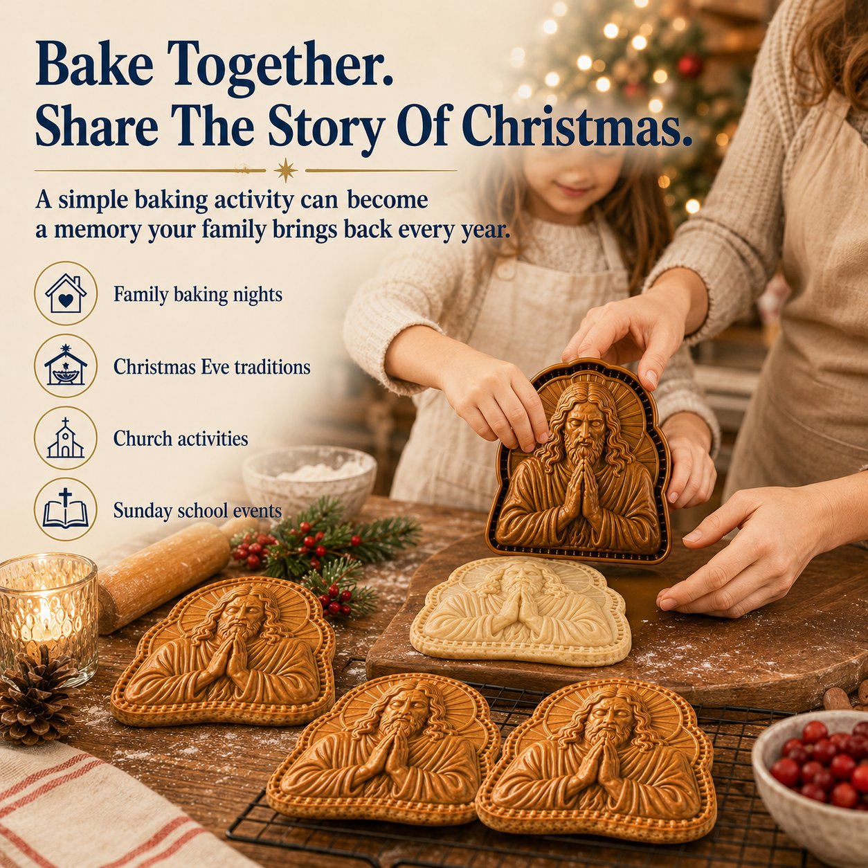 Family Christmas baking