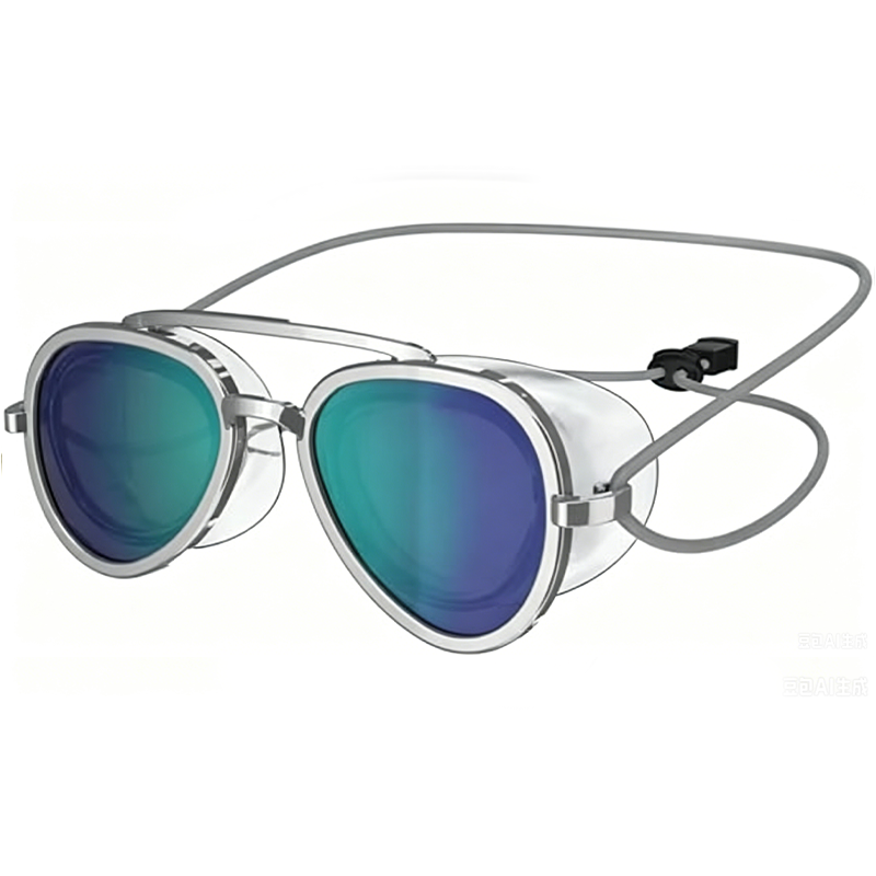 HydroVibe™ Full-View Anti-Fog Swim Goggles — Retro Pilot Panoramic Water-Sports Eyewear
