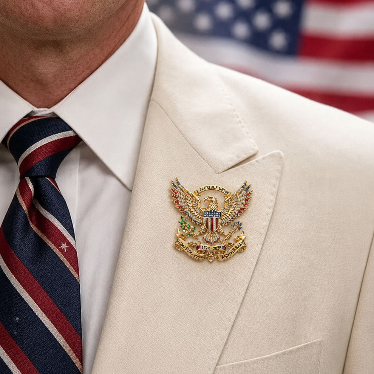 🔥Summer Sale 49% OFF🔥 🦅US 250th Anniversary Brooch Pin