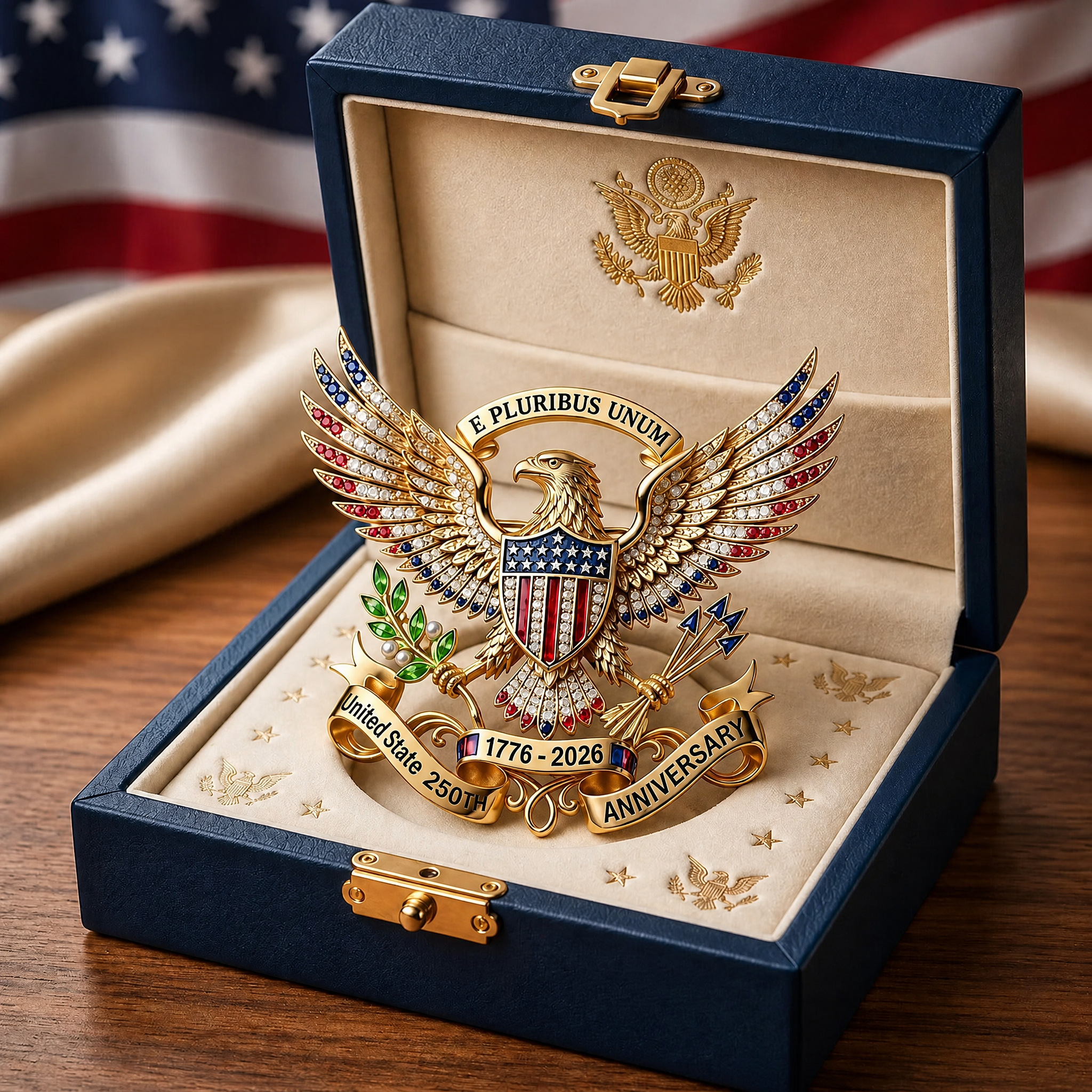 🔥Summer Sale 49% OFF🔥 🦅US 250th Anniversary Brooch Pin