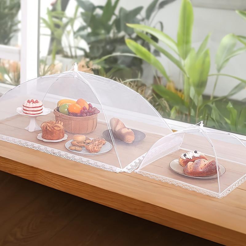 🧺Foldable Mesh Food Cover — Keep Bugs Out & Freshness In🌿✨