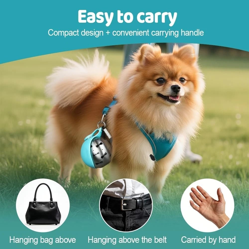 🔥Hot Sale 49% OFF🎁Portable Stainless Steel Pet Water Bottle – Leak-Proof & Foldable