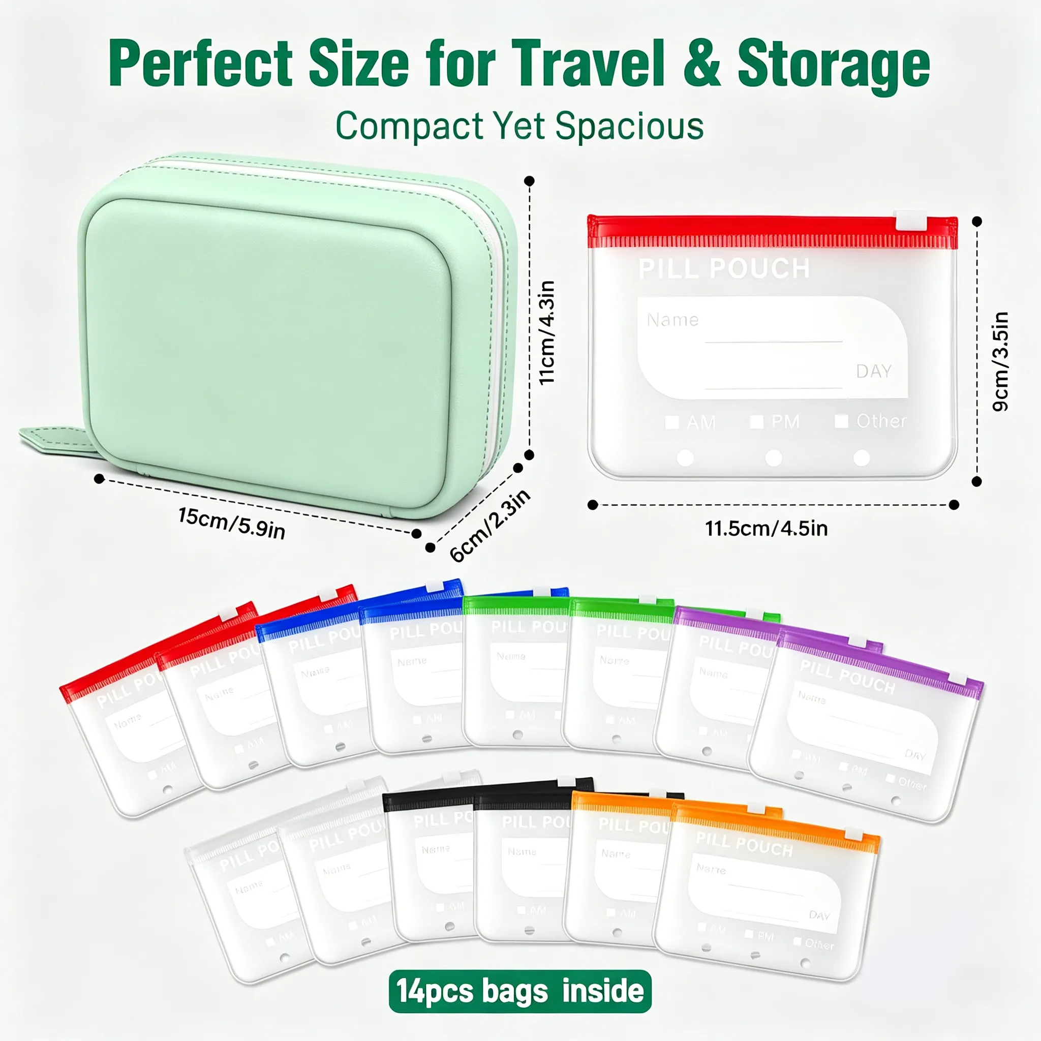 Pill Organizer Size