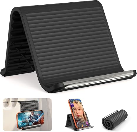 🔥Flexible silicon  Phone holder stand, Bendable Rollable Foldable Design