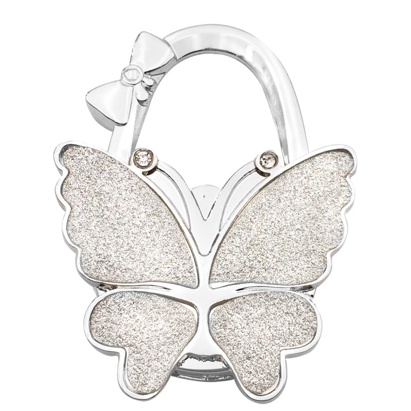 🎁 Hot Sale 49% OFF 🔥Butterfly Foldable Handbag Hook – Stylish, Portable & Non-Slip Bag Hanger
