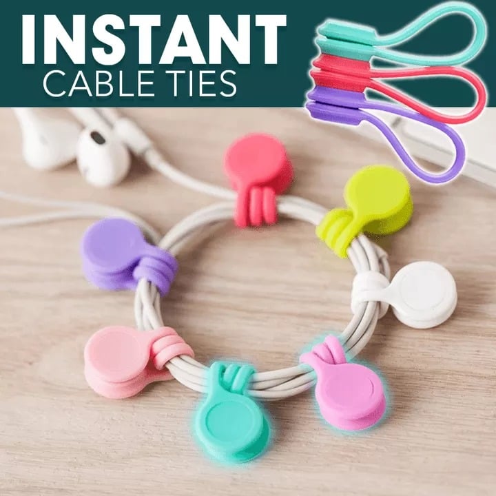 🔥 Last Day Sale 49% OFF🎁 Snap-On Magnetic Cable Ties
